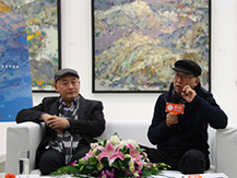 山非山”张杰油画作品展亮相798新绎空间