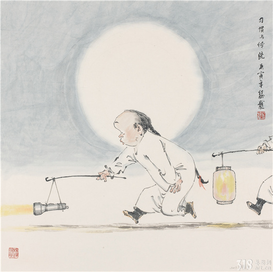 庄锡龙 | 画伴随他一生，画也展现了他的艺术才华
