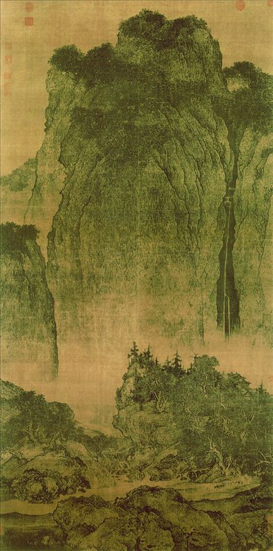 318,国画,国画山水,范宽,《溪山行旅图》