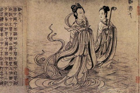 318,318艺术,美术鉴赏,国画人物,张渥,《九歌图》 318,318艺术,美术鉴赏,国画人物,张渥,《九歌图》