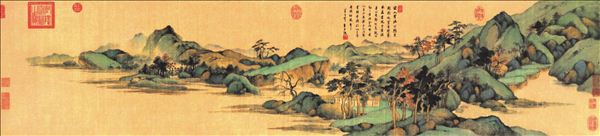 318,318艺术,美术鉴赏,国画,国画山水,董其昌,《昼锦堂图》