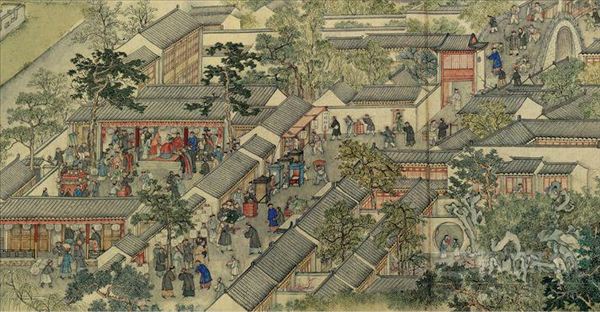318,318艺术,美术鉴赏,国画,国画山水,徐扬,《姑苏繁华图》